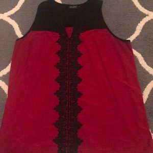 Gorgeous black and red top